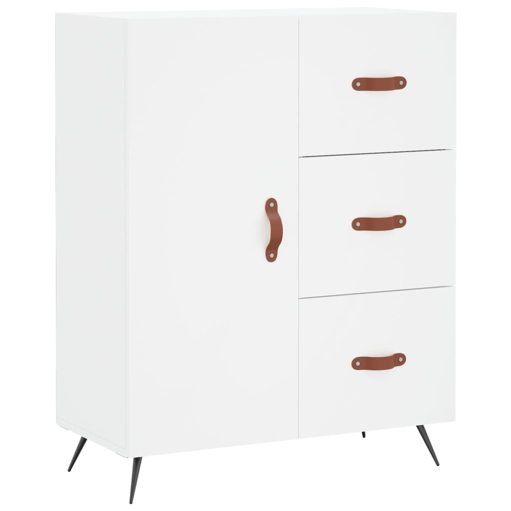 vidaXL 3 Door 3 Drawer White Highboard Image 7