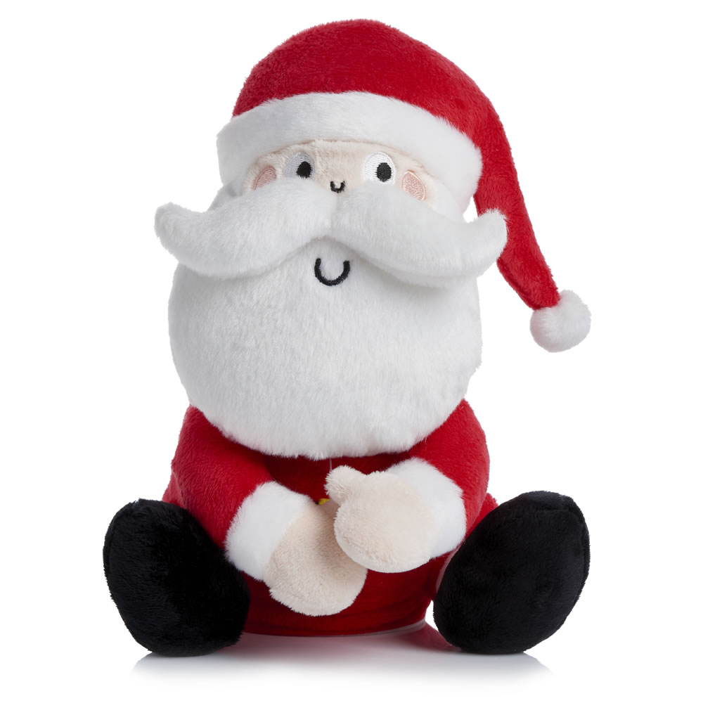 Wilko Christmas Kids Plush Animated Dancing Santa Image