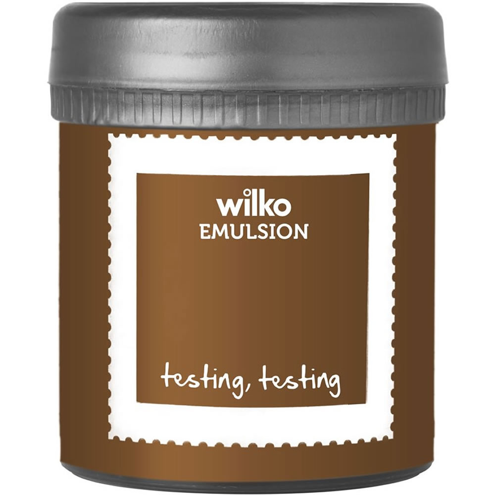 Wilko Nutmeg Spice Emulsion Paint Tester Pot 75ml Image 1