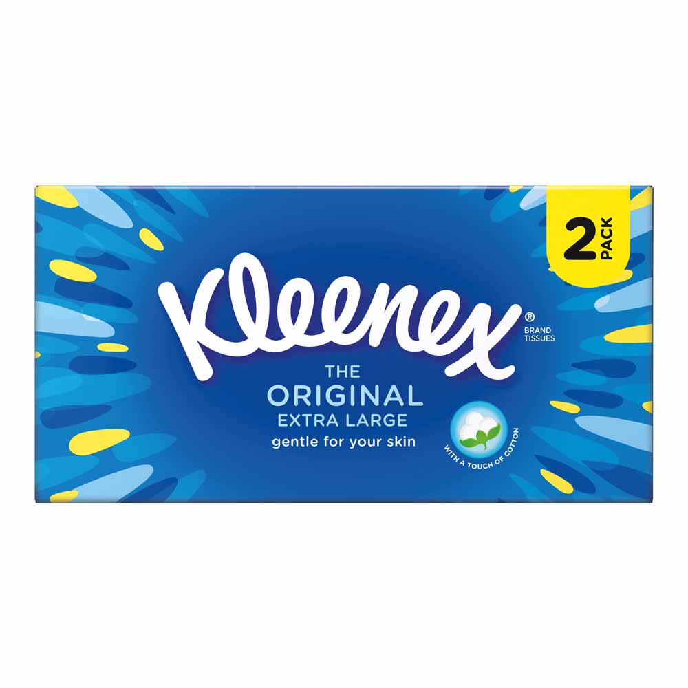 Kleenex Original XL Tissues Box Twin Pack