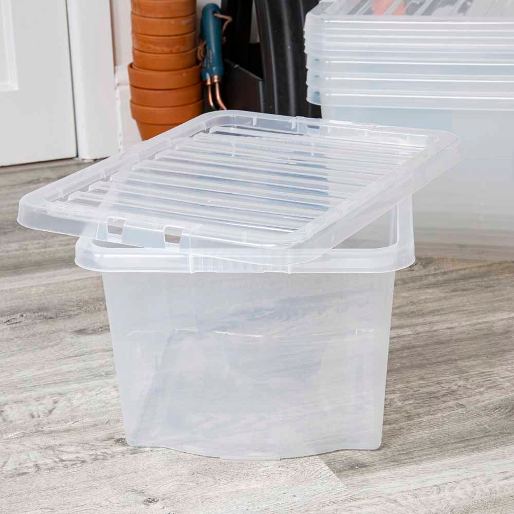 Wham 28L Crystal Storage Box and Lid 5 Pack Image 5
