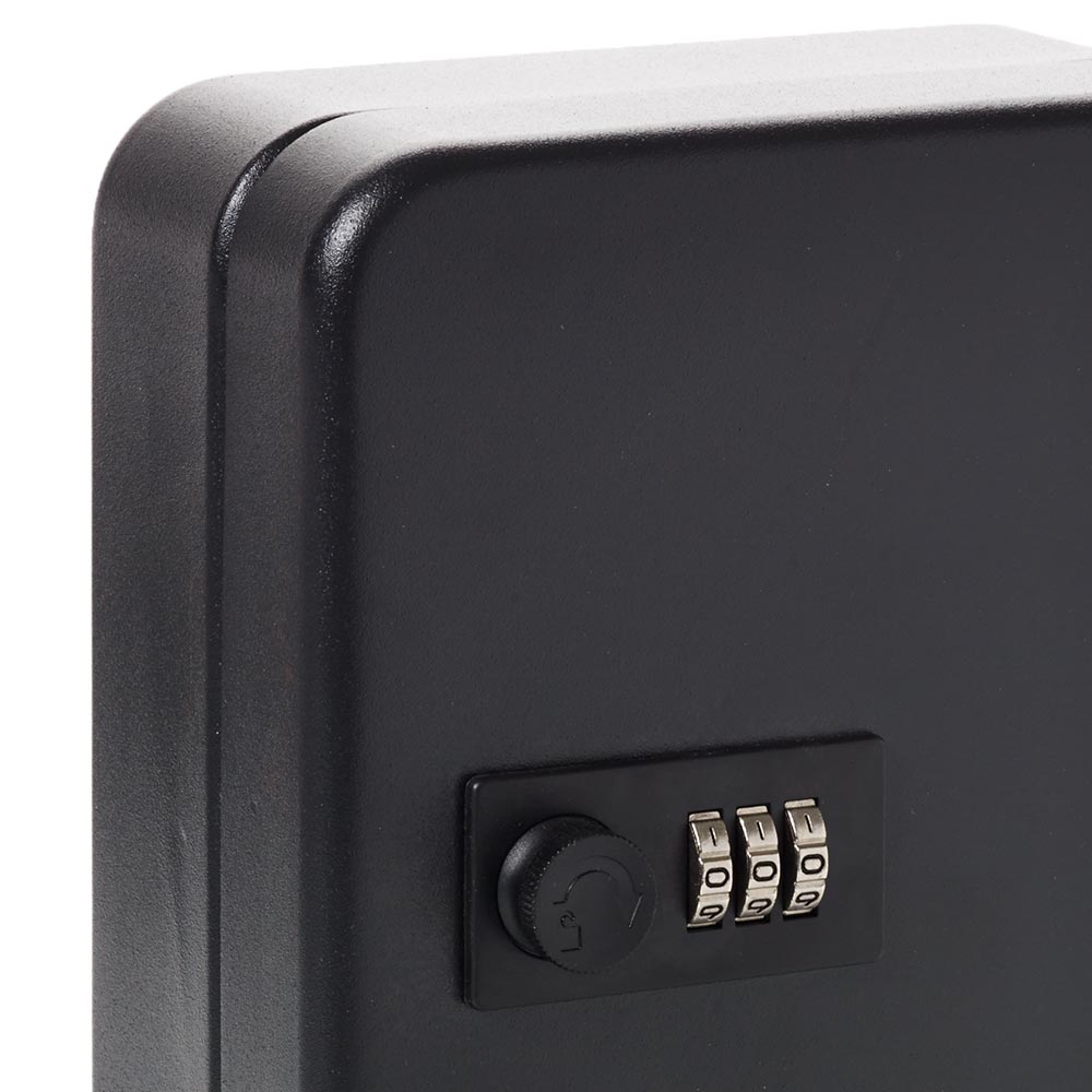 Wilko Key Cabinet with Combination Lock Black Image 5
