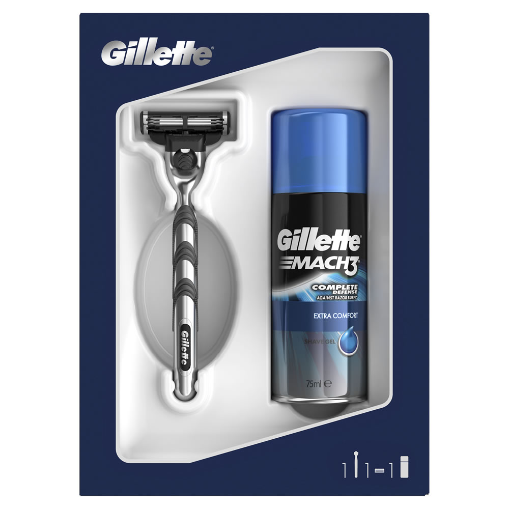 Gillette Mach 3 Razor Gift Set Image 1
