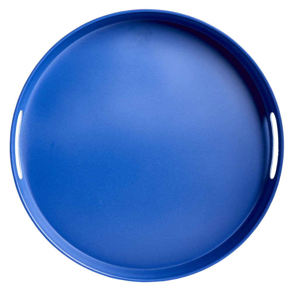 Wilko Round Bamboo Tray Wilko