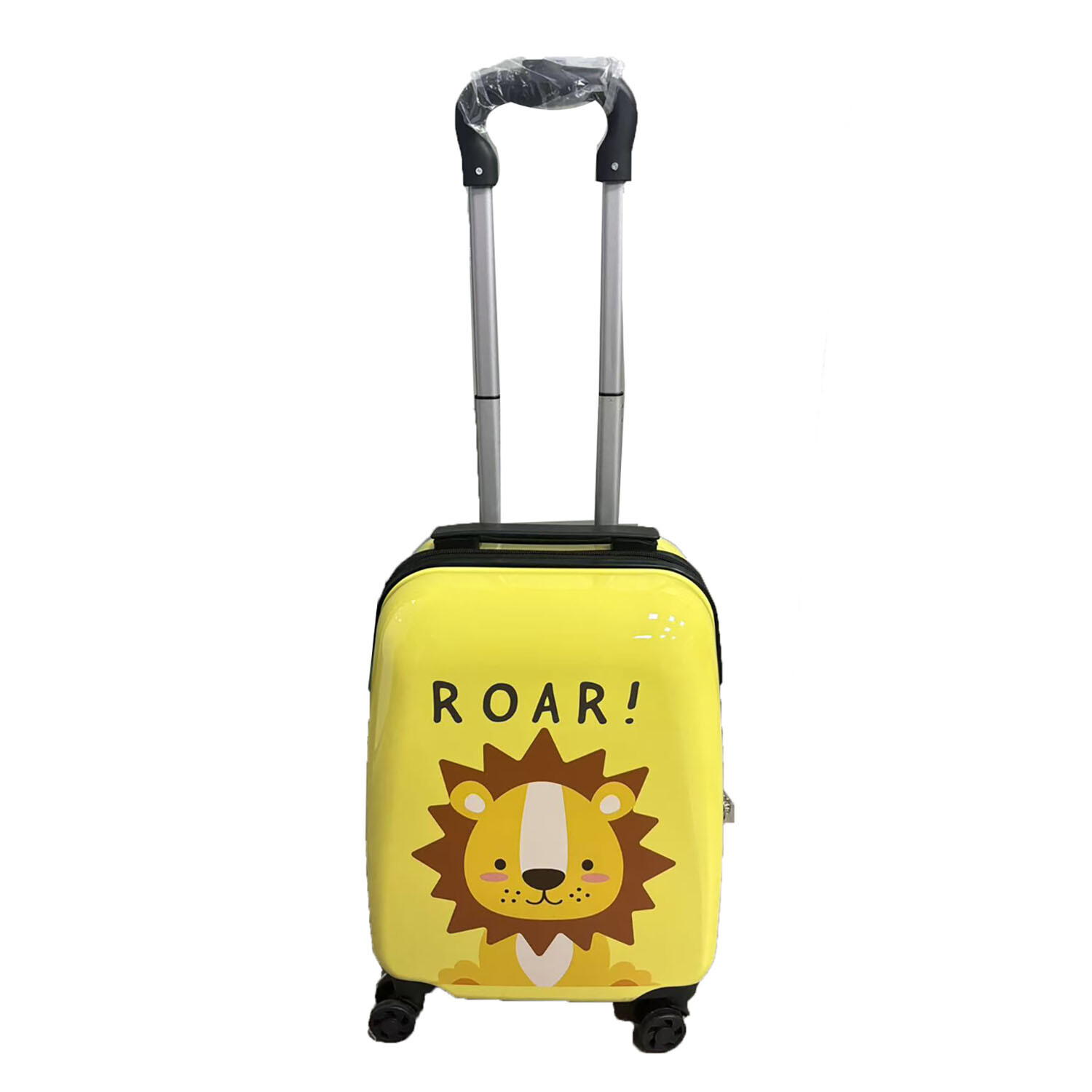 Animal Print Luggage Case Yellow Image 1