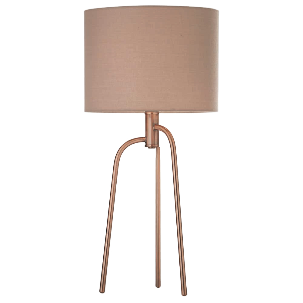 The Lighting and Interiors Antique Copper Jerry Table Lamp Image 1
