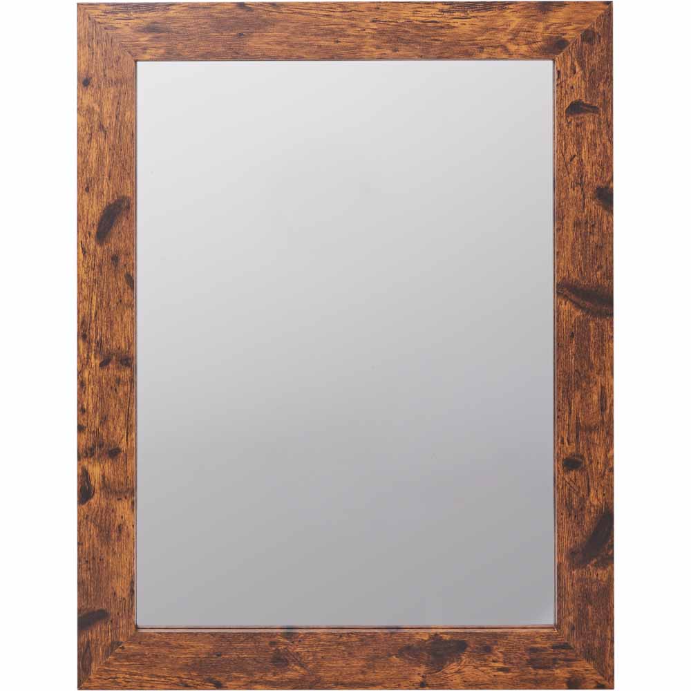 Wilko Rustic Mirror 12x16 Wilko