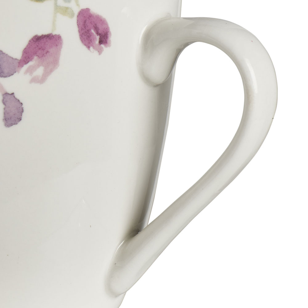 Wilko Watercolour Floral Mug Image 3