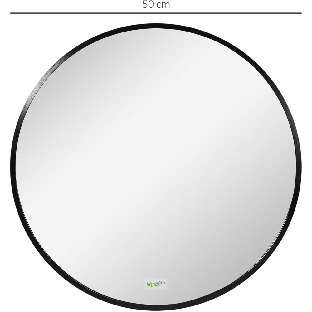 Kleankin Round Wall Mounted Bathroom Mirror Wilko