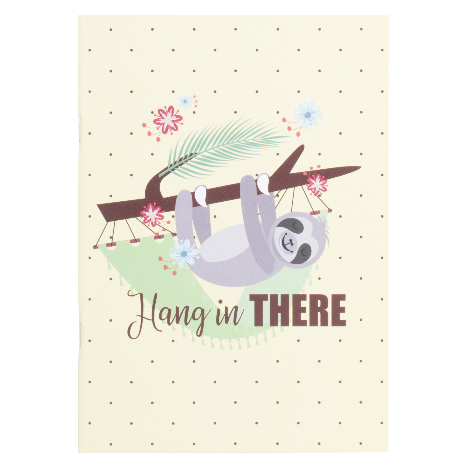 Sloth Hang-In-There Notebook - A6 Image 1