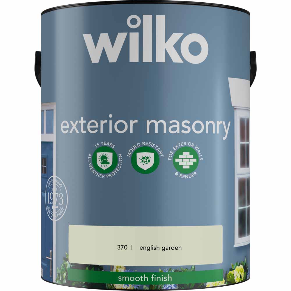 Wilko English Garden Smooth Masonry Paint 5L Image 2
