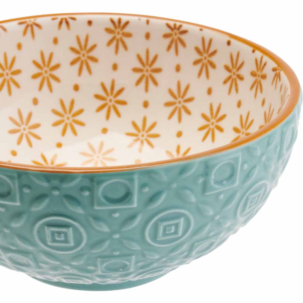 Wilko Turquoise Mezze Small Bowl Wilko