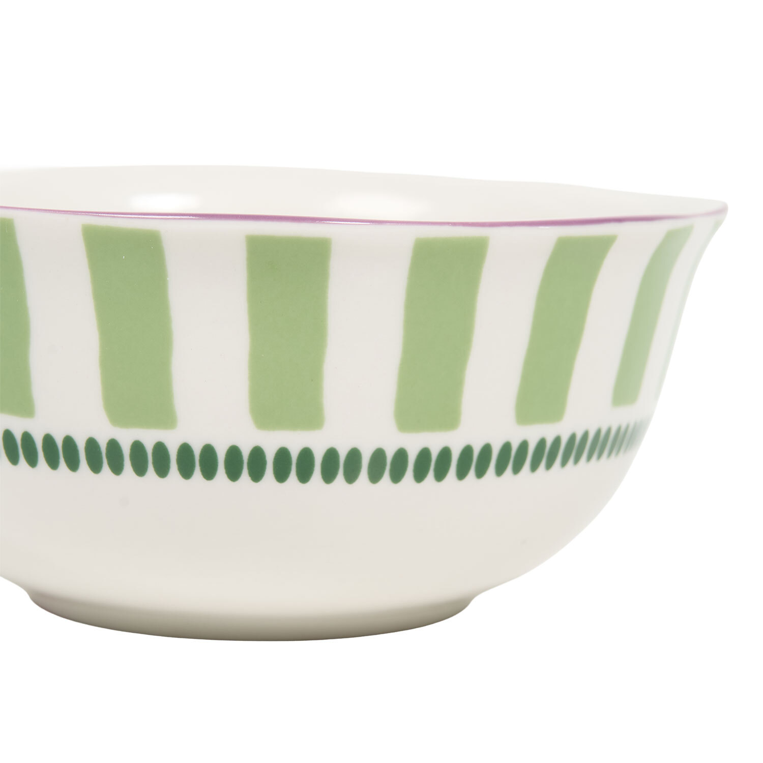 Candy Stripes Bowl Green Image 2