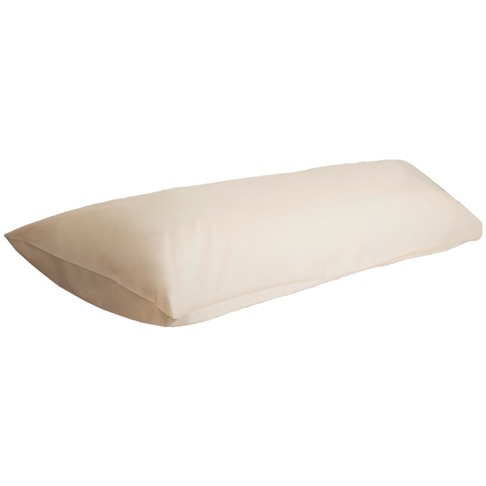 Serene Cream Bolster Pillowcase 50 x 91cm Image 1