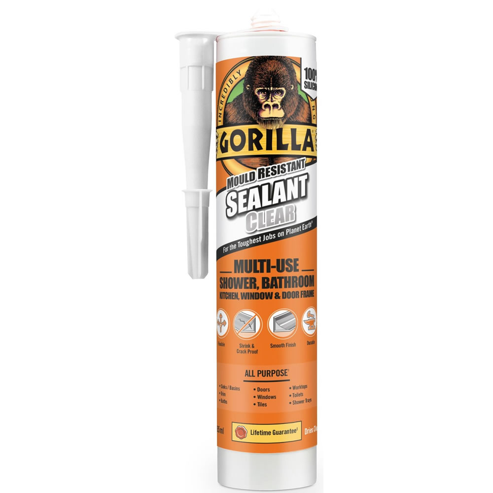 Gorilla Clear Sealant 295ml Wilko