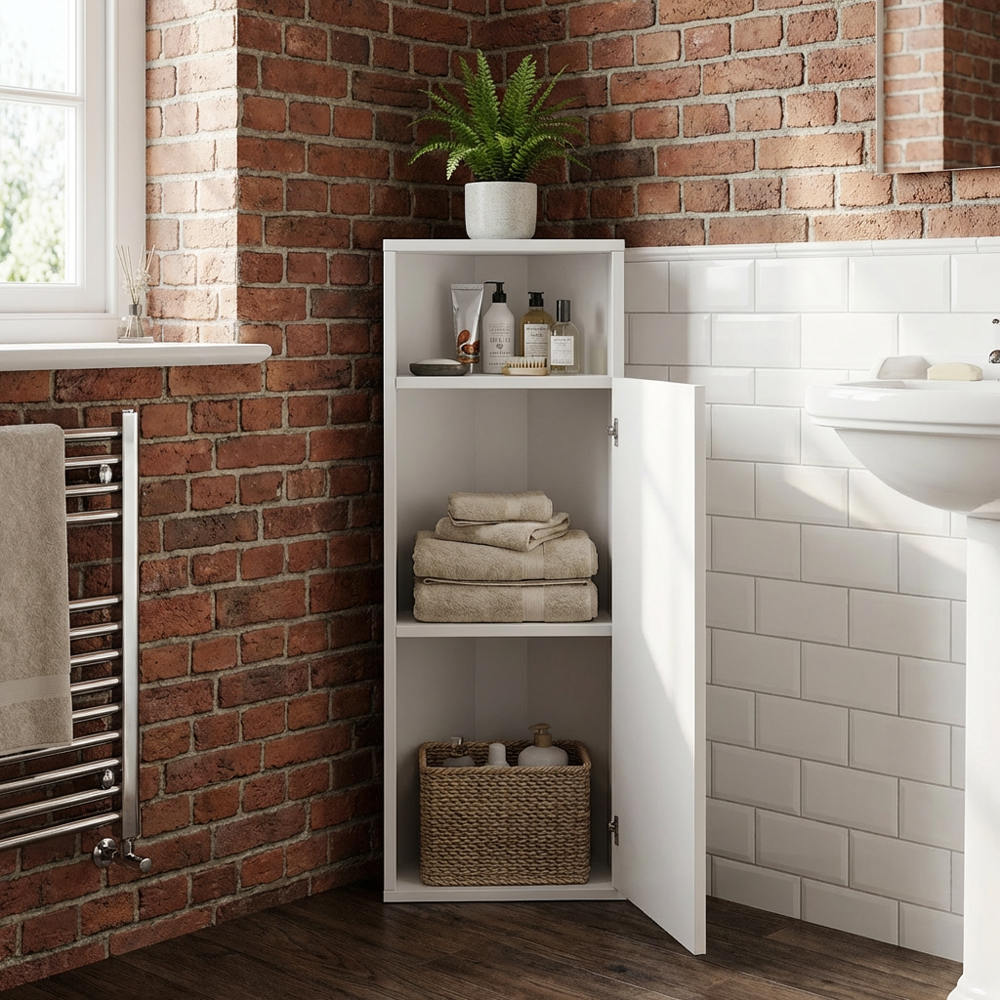 Adeline White Corner Cabinet Image 5