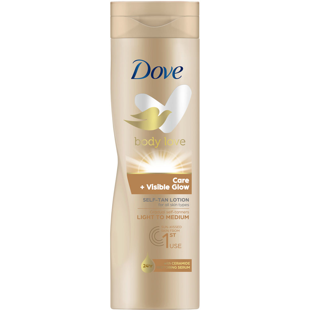 Dove Visible Glow Fair Nourishing Self-Tan Lotion 250ml Image 1