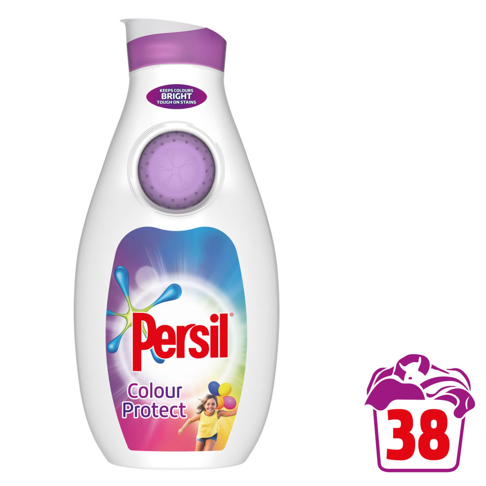 Persil Small and Mighty Colour Protect Washing Liquid 38 Washes 1330ml Image 1