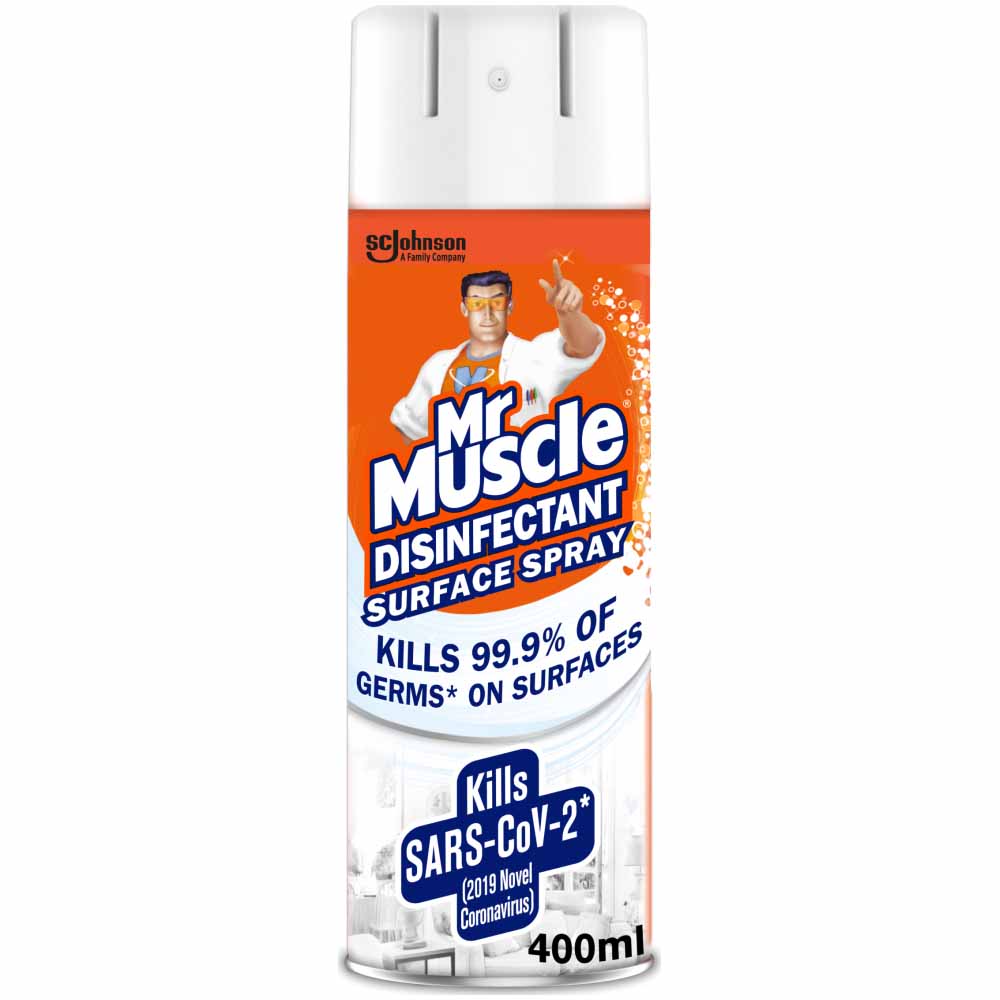Mr Muscle Disinfectant Surface Spray 400ml Image 1