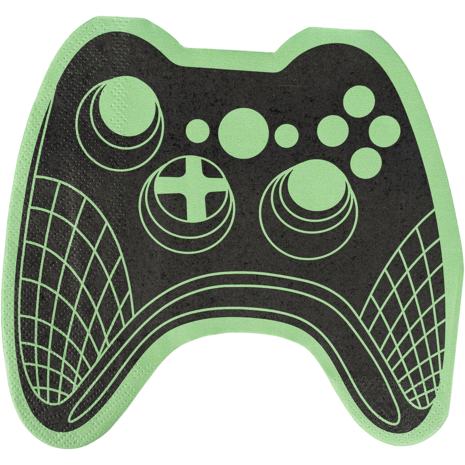 Pack of 16 Gaming Console Napkins Black Image 3
