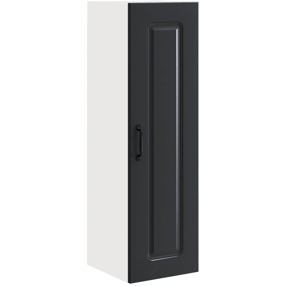vidaXL Single Door Black Kitchen Wall Cabinet Image 2