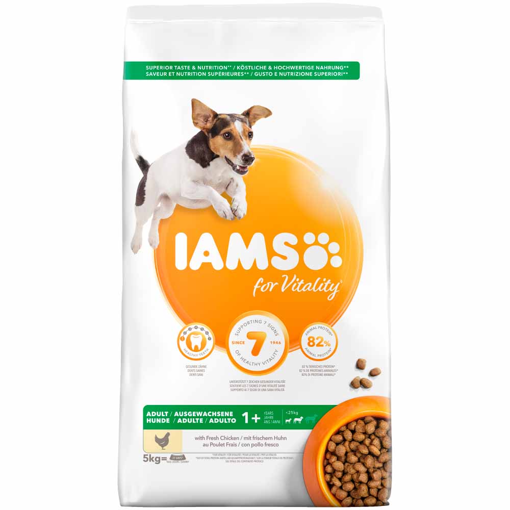 IAMS Vitality Fresh Chicken Adult Dry Dog Food 5kg Image 2
