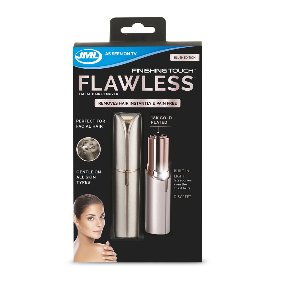 Finishing touch flawless facial hair remover as seen on tv Jml Finishing Touch Flawless Facial Hair Remover Wilko