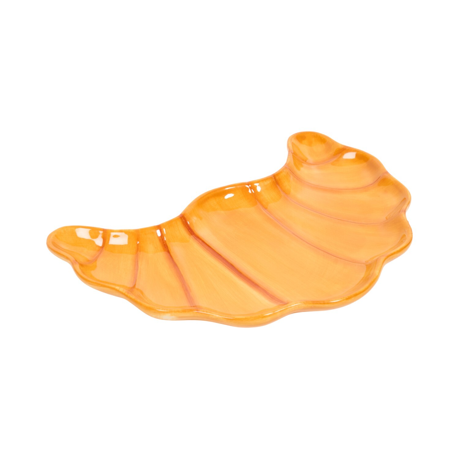 Croissant Plate Orange Image 3