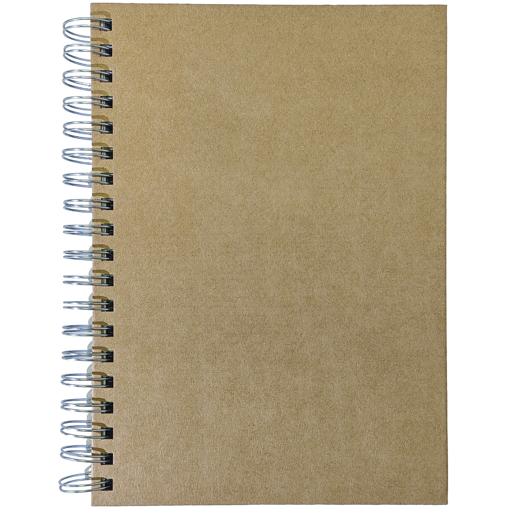 B5 Twin Wiro Kraft Notebook Image 1