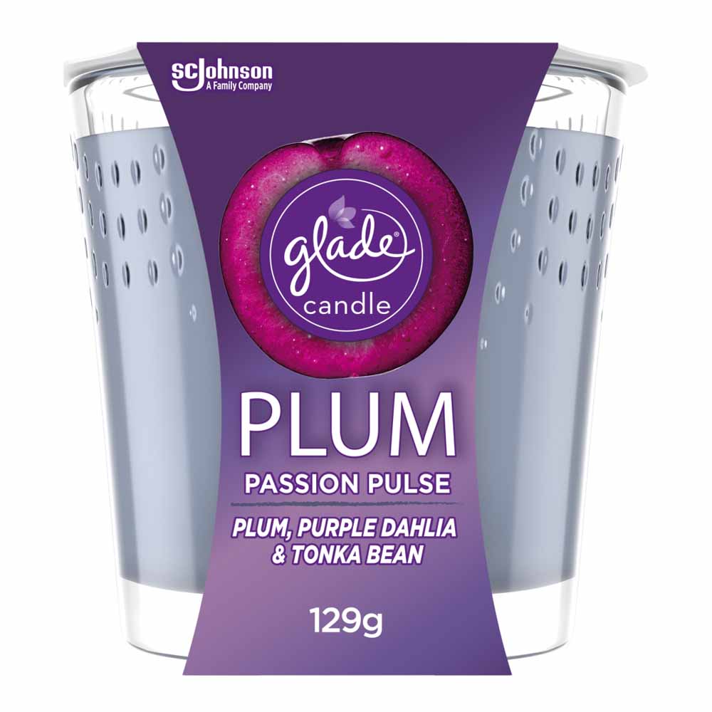 Glade 4oz Candle Plum Passion Pulse Image 1