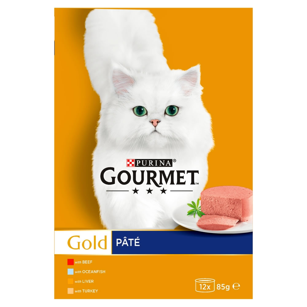 Gourmet Gold Pate Recipes Cat Food 12 x 85g Image 1