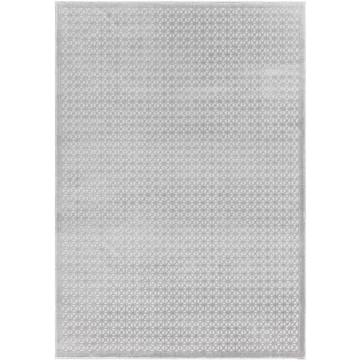 Eden Mosaic Rug - Grey / 120cm Image 1