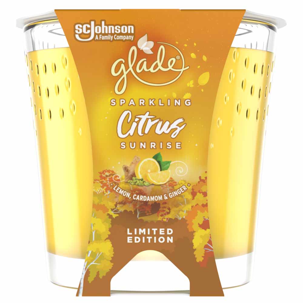 Glade Candle Citrus Sunrise  Air Freshener 129g Image 1