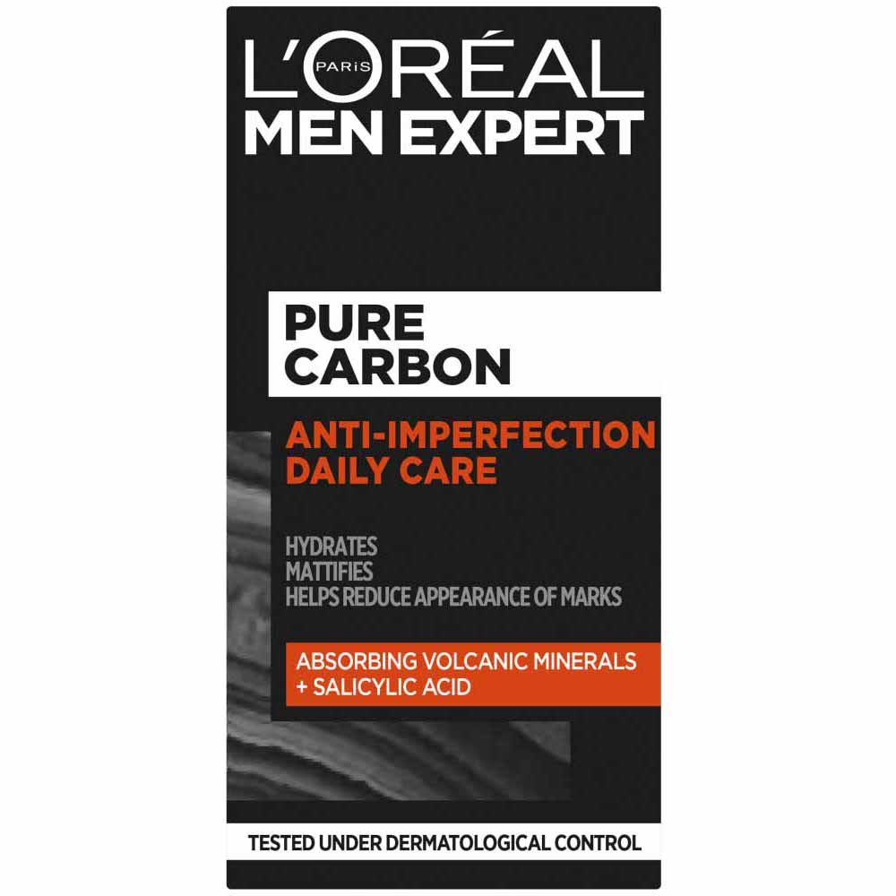 LOreal Paris Men Expert Pure Carbon Anti Spot Moisturiser 50ml Image 1