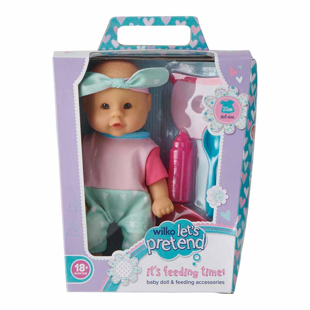 Wilko Feeding Time Baby Doll Boxed Image 2