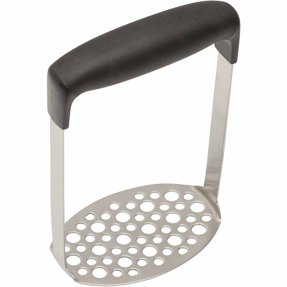 Wilko Stainless Steel Masher with Soft Grip Handle Image 3