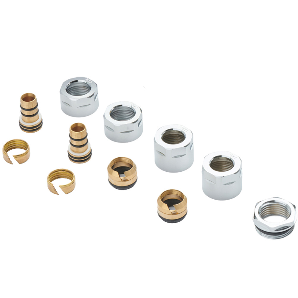 Terma Vario Chrome Right Sided Integra 3 Axis Thermostatic Radiator Valve Set with Integrated T Piece Image 3