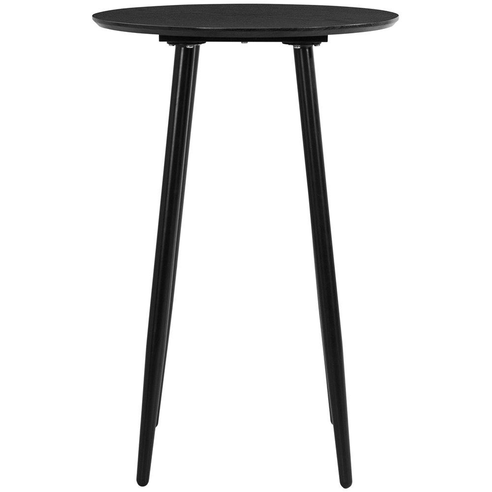 Loft24 Monza Black Round Bar Table Image 3