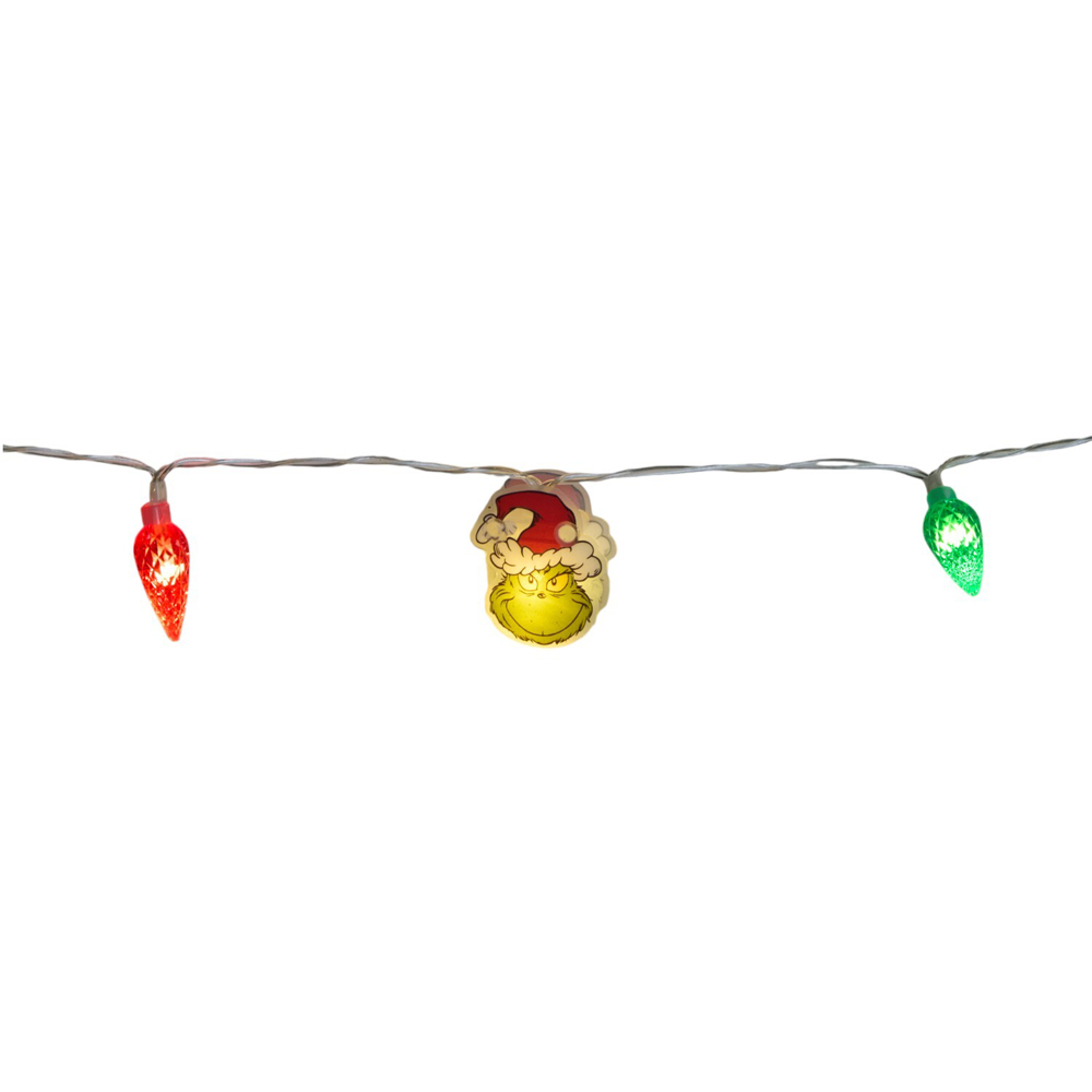 20 LED Grinch String LightsMulticolour Image 3