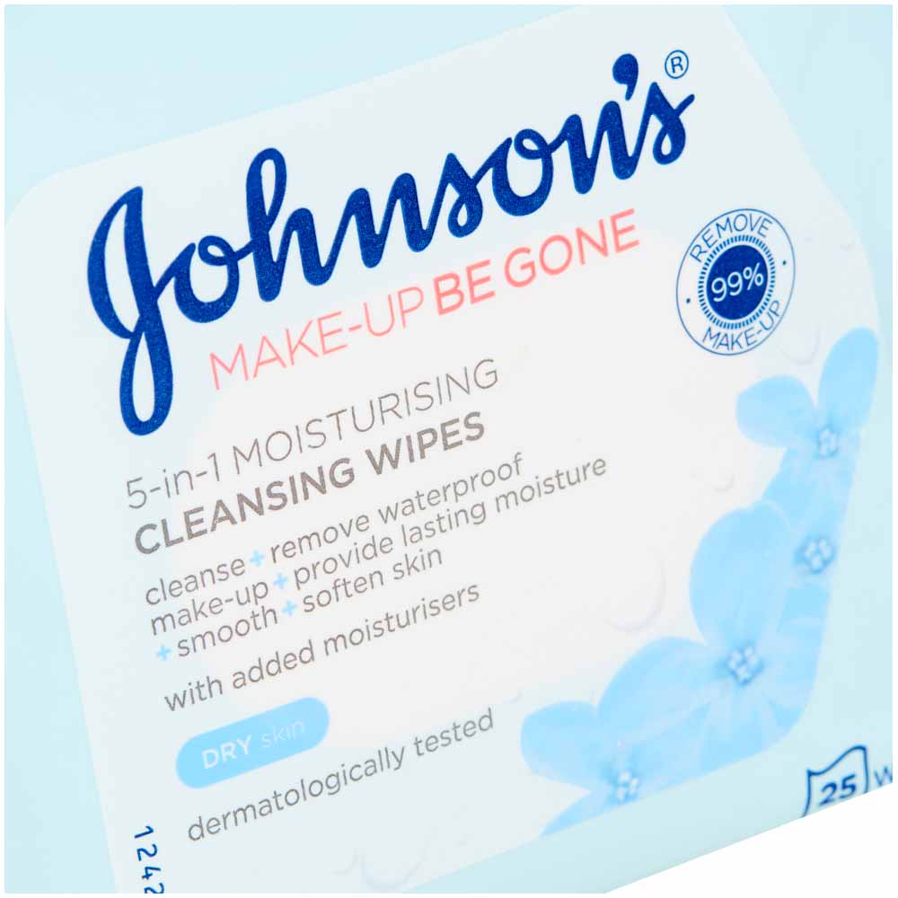 Johnson's Daily Essential Moisturising Wipes 25 Pack Case of 6 Image 3