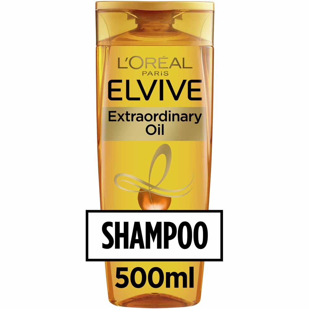 L'Oreal Paris Elvive Extraordinary Oil Shampoo 500ml Image 1