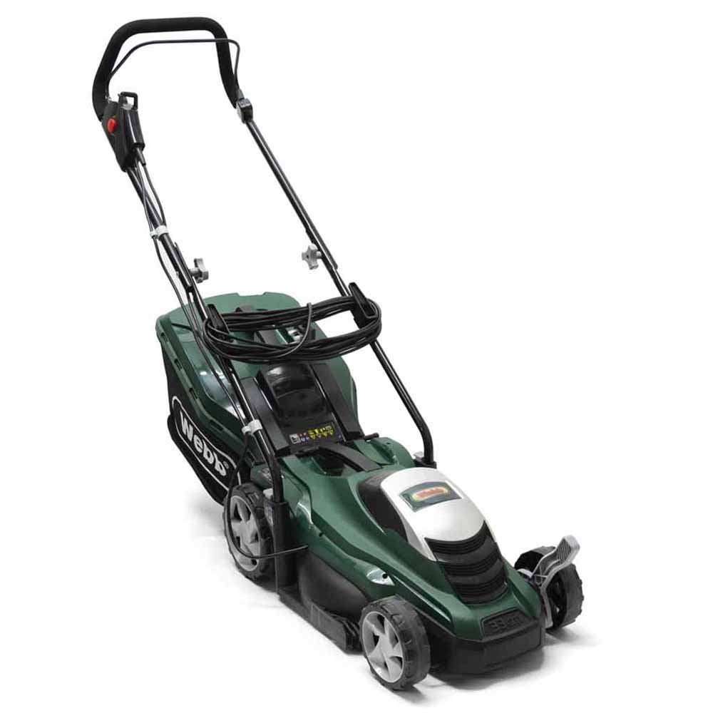 Webb WEER33 1300W Hand Propelled 33cm Classic Electric Rotary Lawnmower Image 4