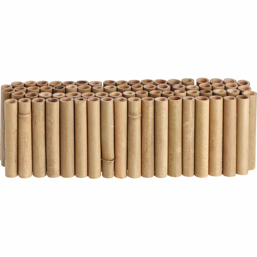 Wilko Bamboo Edging Roll 15cm x 1m Image 1
