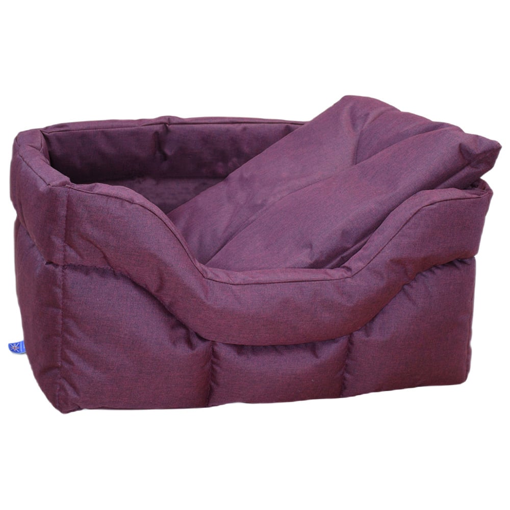 P&L Large Red Heavy Duty Dog Bed Image 2