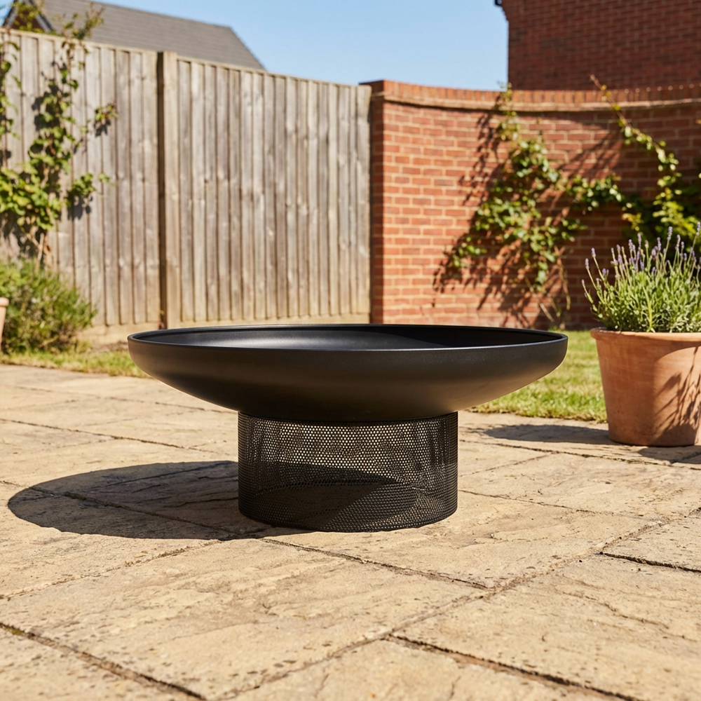 Perforated Steel Round Firepit Image 5