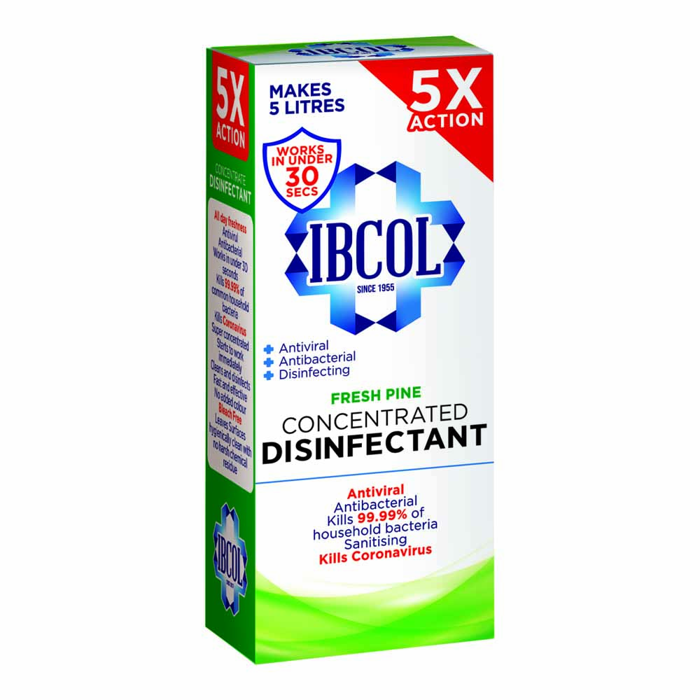 Ibcol Concentrated Fresh Pine Disinfectant 125ml Image 1