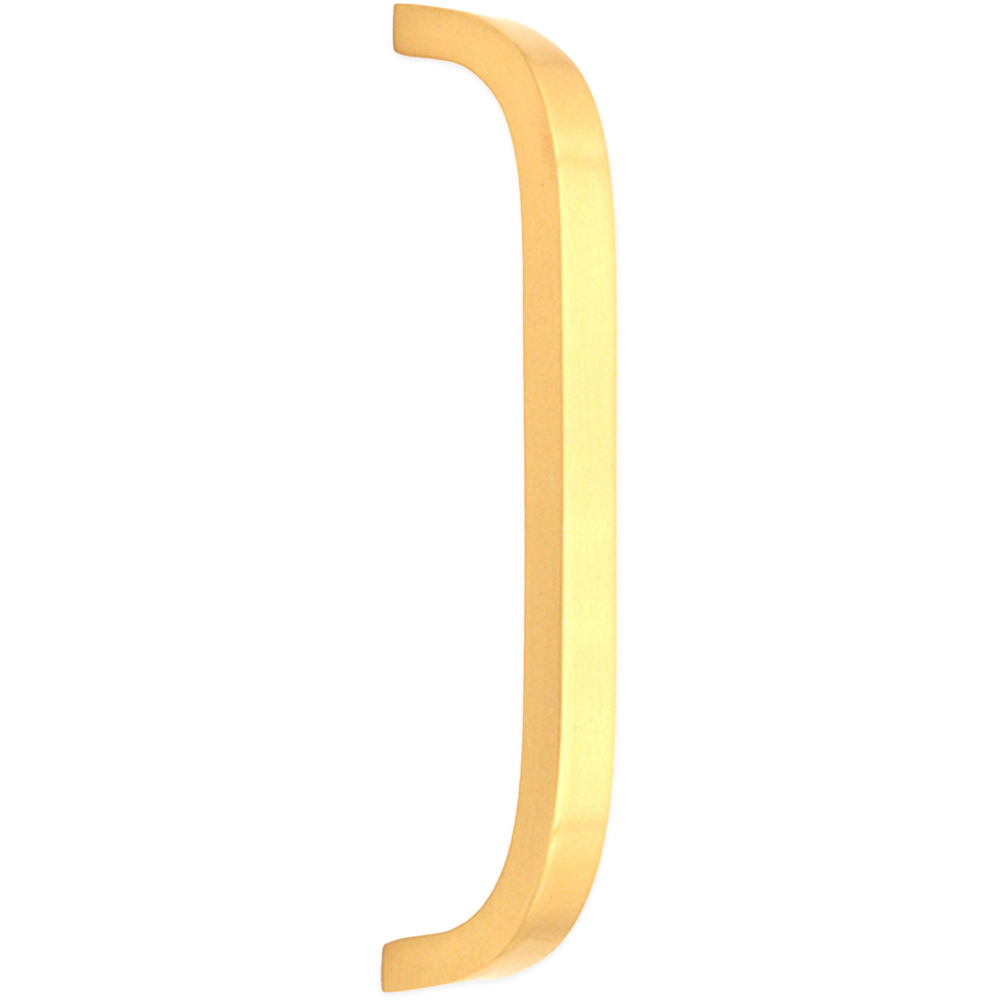Spira Brass Satin Brass Curved Bar Handle 300mm Image 1