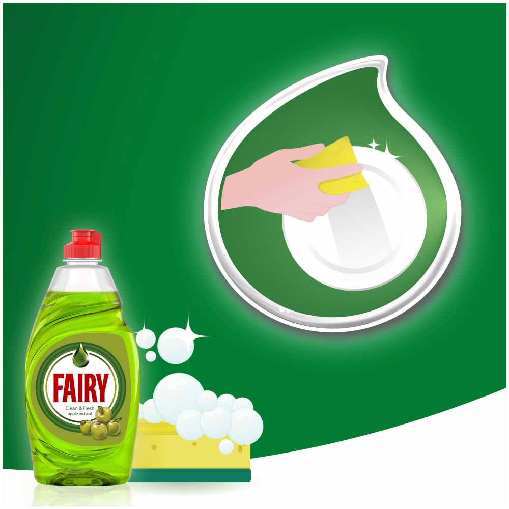 Fairy Washing Up Liquid Clean & Fresh Citrus Grove 820ml Image 5