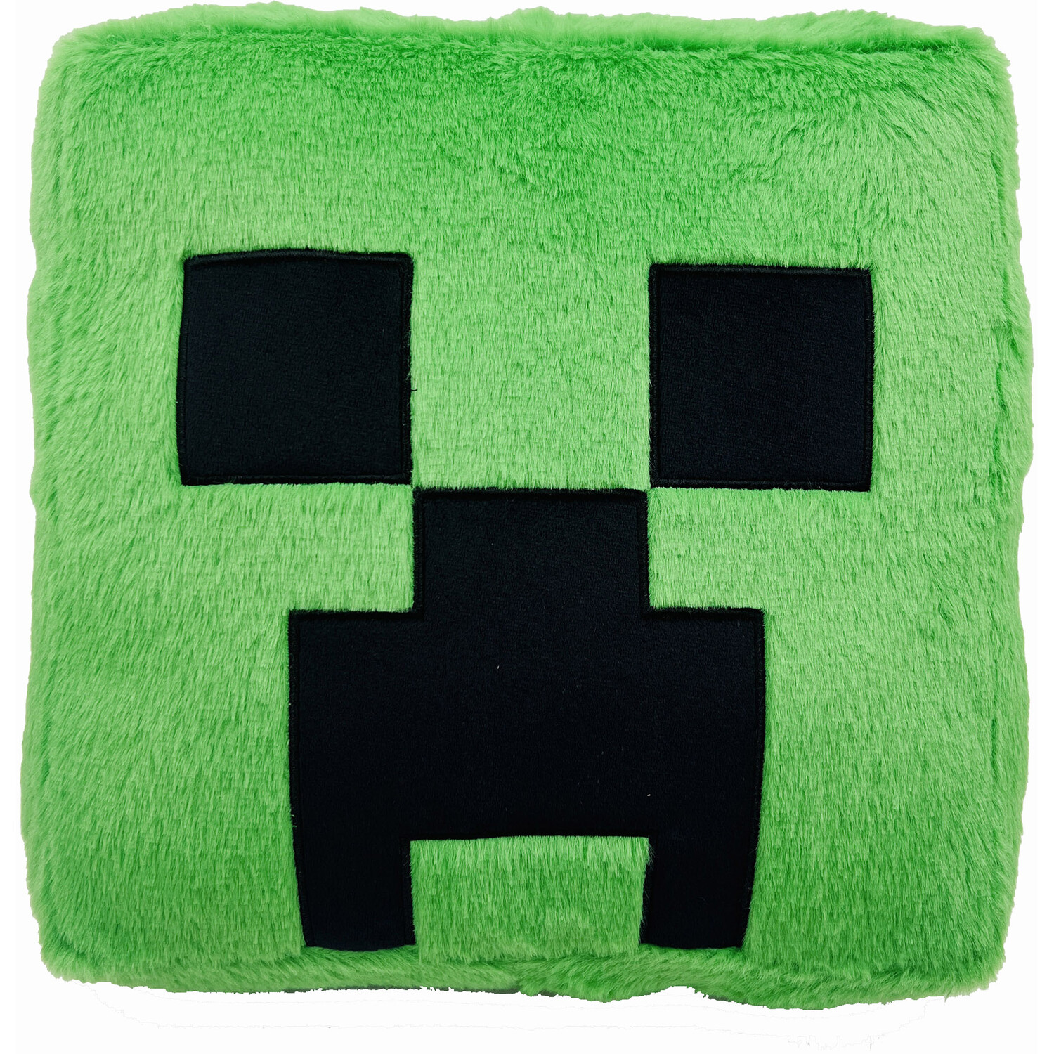 Minecraft Fur Creeper Cushion Green Image