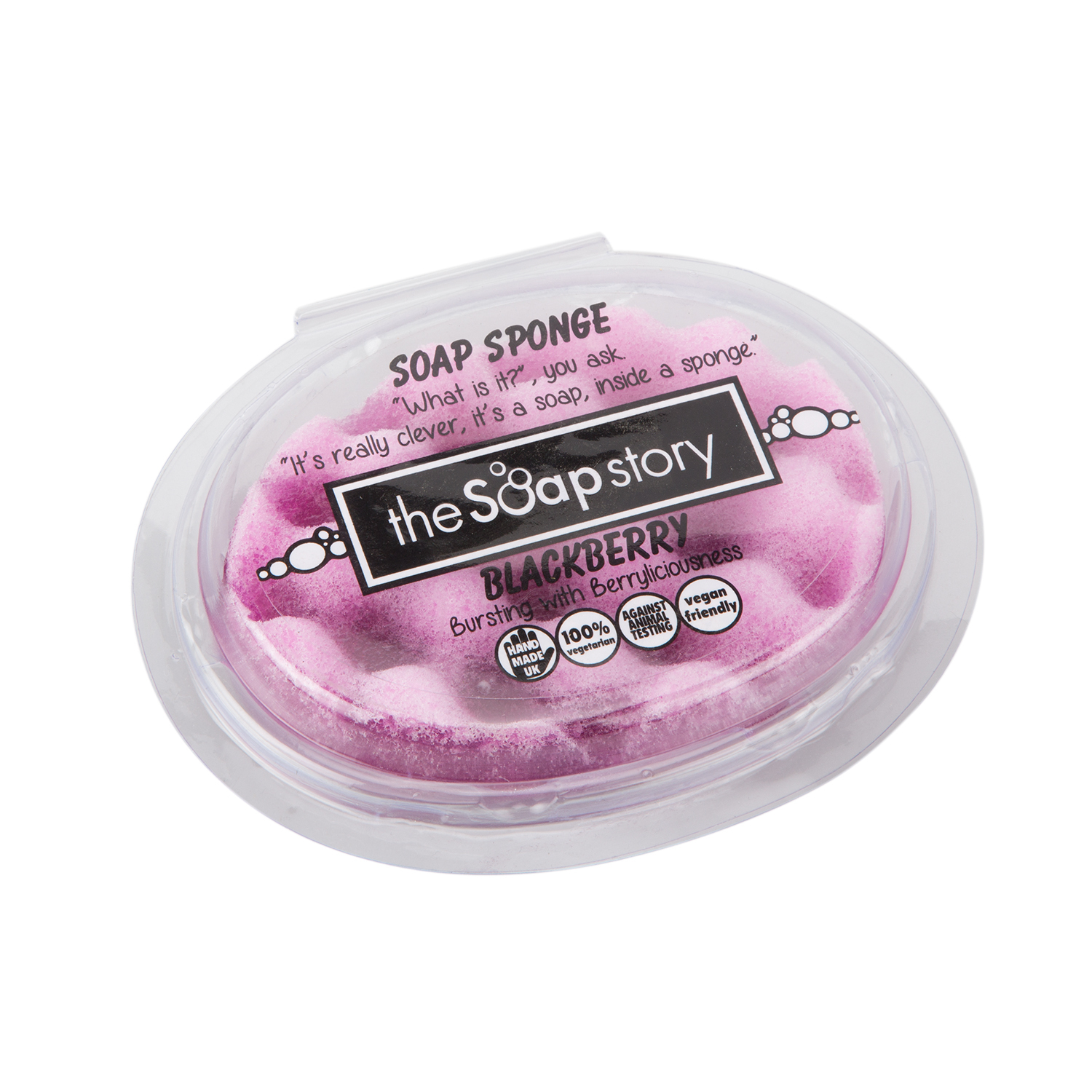 The Soap Story Soap Sponge - Blackberry Image 1